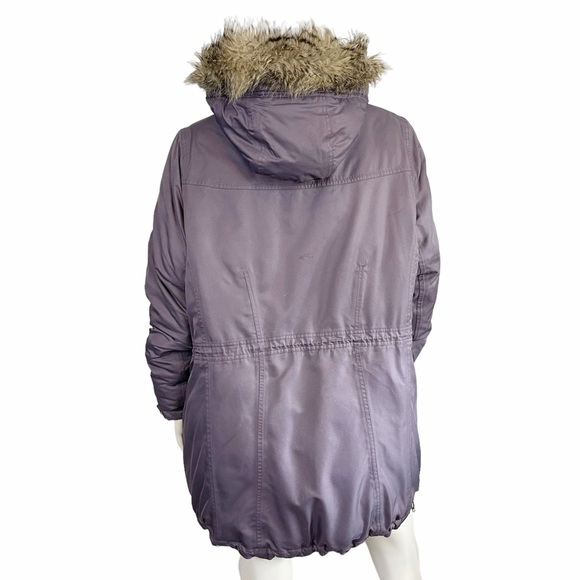 EDDIE BAUER Weatheredge Lavender Purple Goose Down Parka Jacket - Picture 4 of 7